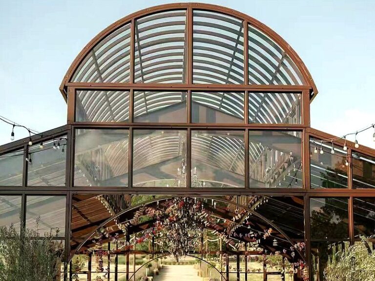 Steel And Glass Victorian Greenhouse Conservatory For Wedding